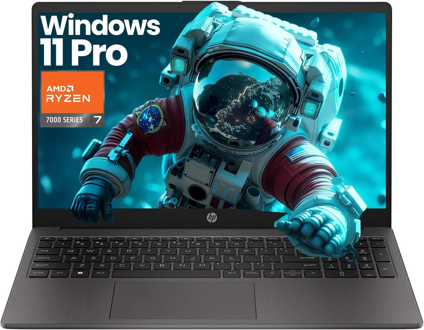 HP Business and Study Laptop 2026 Updated, 15.6" FHD, AMD Ryzen 7 7730U (32GB RAM | 1TB SSD)