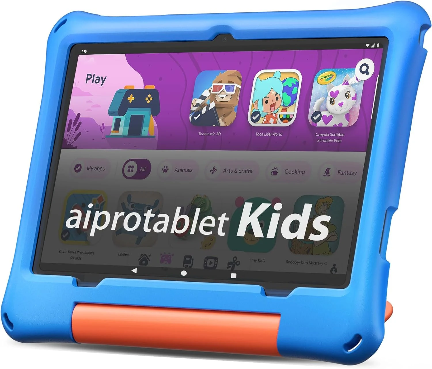 aiprotablet Kids Tablet, Android 16 Tablet for Kids 10 inch (with Case)