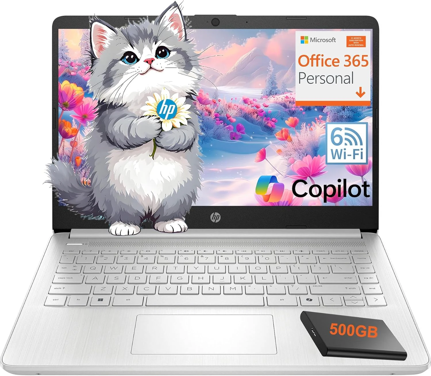 HP Essential Laptop Computer for Home and Student with Office 365 (2026 Edition)