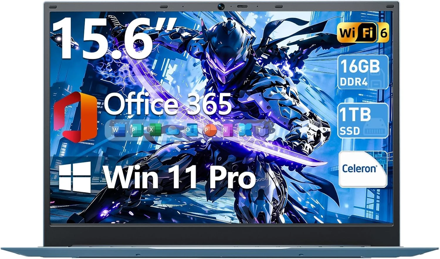 MELIUNA 15.6 Inch Laptop Computer (Windows 11 Pro, 16GB RAM, 1TB SSD)
