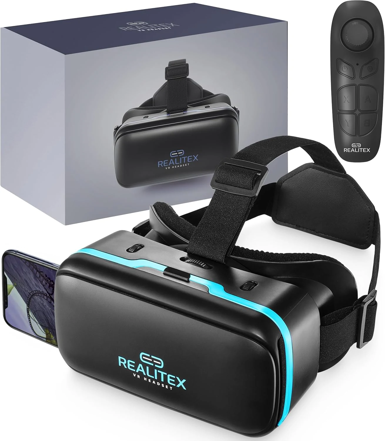 3D VR Headset for Kids + Android Remote (REALITEX)