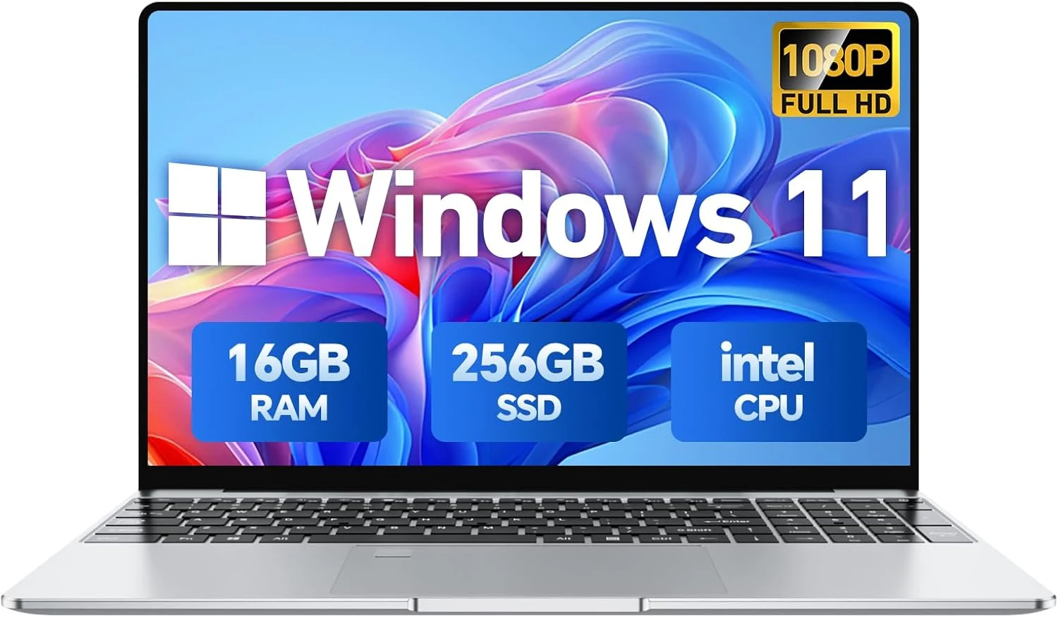 Tuonoyee Laptop Computer for Win 11 Pro, 15.6 Inch FHD (TY16-256)