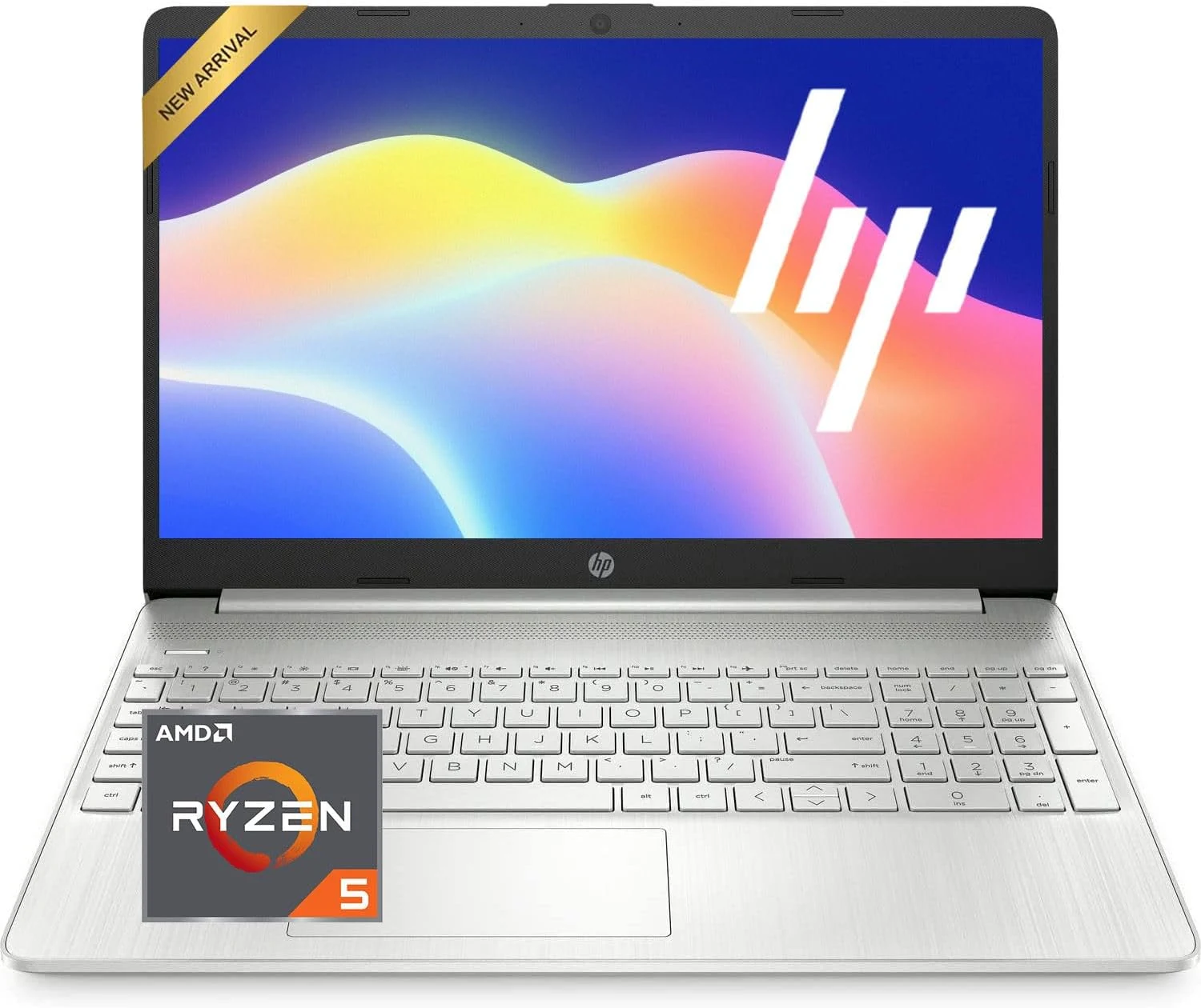 HP 15.6" FHD Business Laptop • 2026 Edition • AMD Ryzen 5 5500U • 8GB RAM • 256GB PCIe SSD • Copilot AI • Wi‑Fi 6 • Windows 11