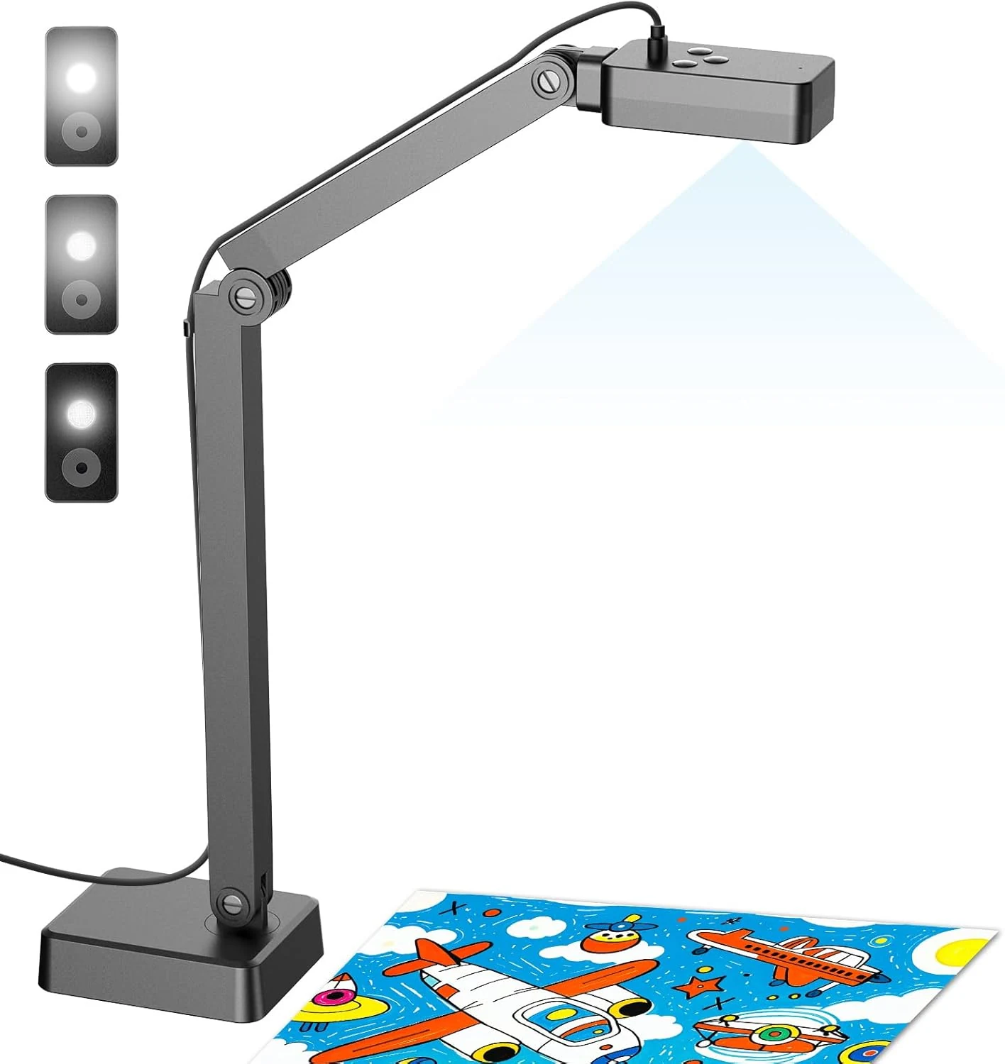 4K Document Camera for Teacher and Classroom, 8MP USB Webcam review