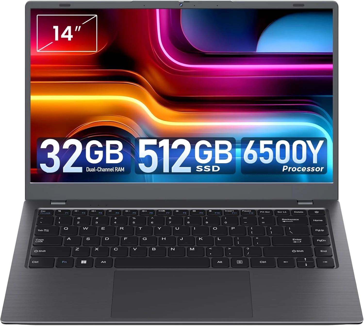 ZENSAUN Laptop 32GB RAM, 512GB SSD with Pentium Processor (14 inch FHD IPS)