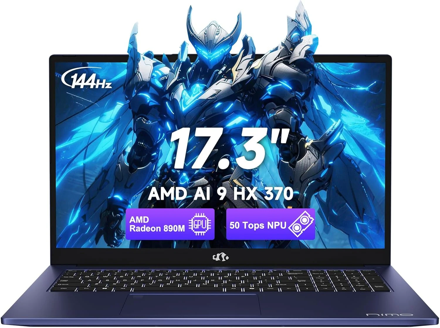 NIMO 17.3" Copilot+ AI Laptop, AMD Ryzen AI 9 HX 370 (Up to 5.1GHz)
