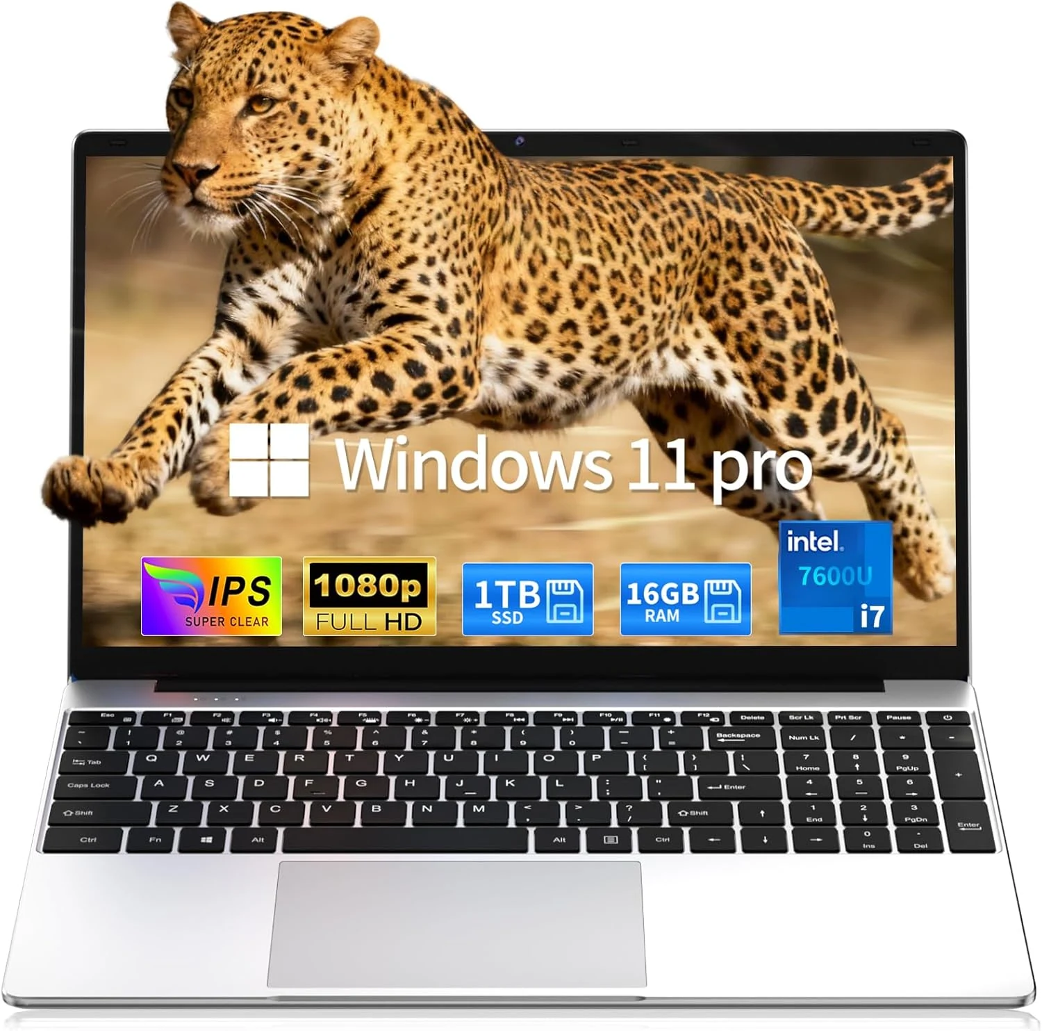 2026 15.6" Traditional Laptop Computer, Core i7 7600U 3.9GHz, 16GB RAM 1TB SSD, FHD IPS Display, Windows 11 Pro with Office 365, Type-C Charging, Backlit Keyboard, 3.5lbs