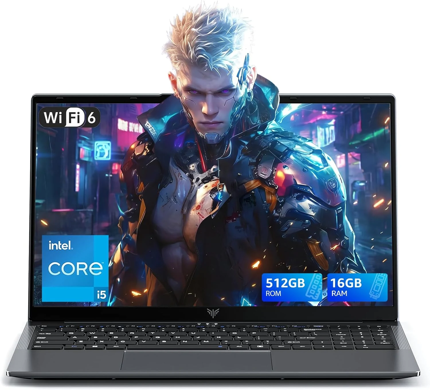 MALLRACE Windows 11 15.6-inch laptop with Intel i5-12600H, 16GB RAM, 512GB SSD