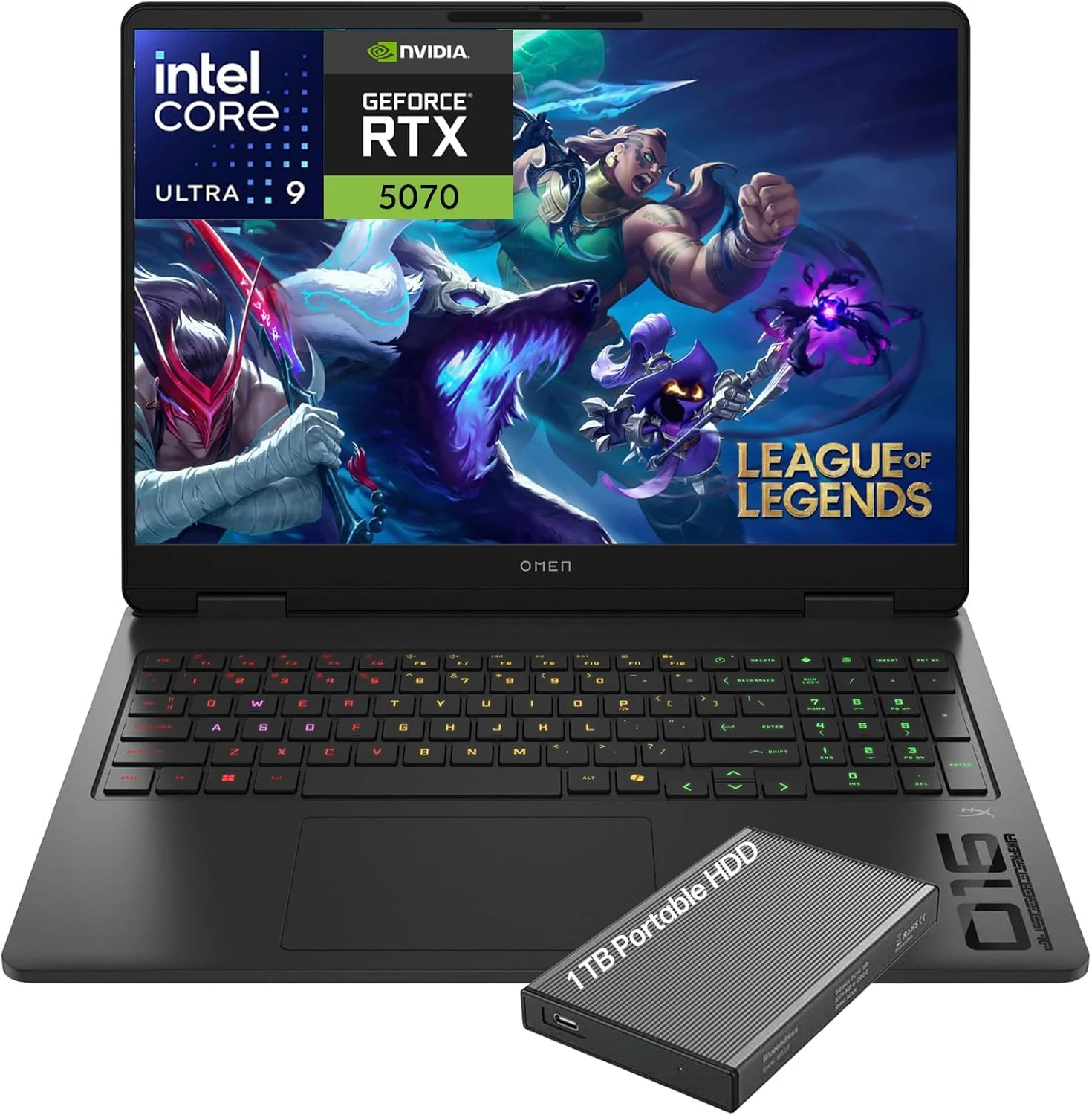 HP OMEN 16 Slim Gaming Laptop, 16" 2K WUXGA Display 144Hz