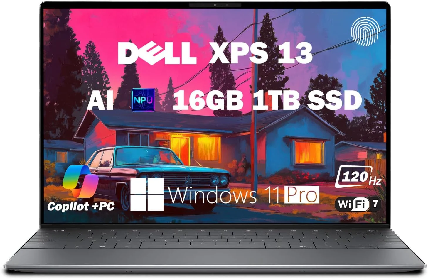 Dell XPS 13 9345 12-Core AI Laptop, 13.4" 2K 120Hz