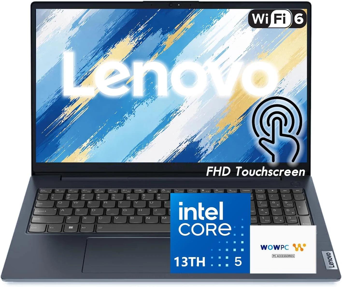 Lenovo Business Laptop, 15.6" FHD Touchscreen Display, Intel 13th 10-Core i5 CPU, 16GB RAM, 512GB SSD