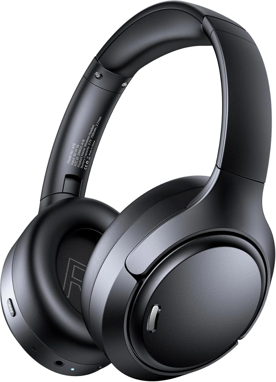 TAGRY A18 hybrid active noise cancelling Bluetooth 6.0 headphones (120H battery, 6-mic ENC)