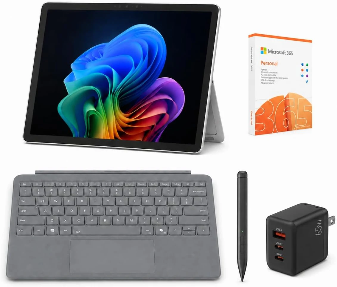 Microsoft Surface Pro 12" Copilot+ AI PC, Snapdragon X Plus, 16GB RAM, 256GB Storage
