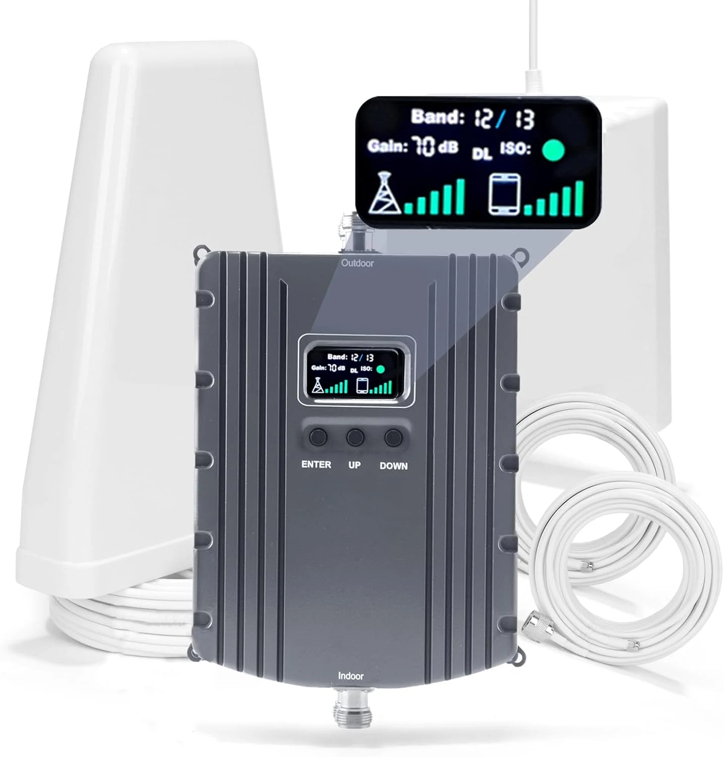SNDcellup Cell Phone Booster for Home (Up to 5500 sq ft)