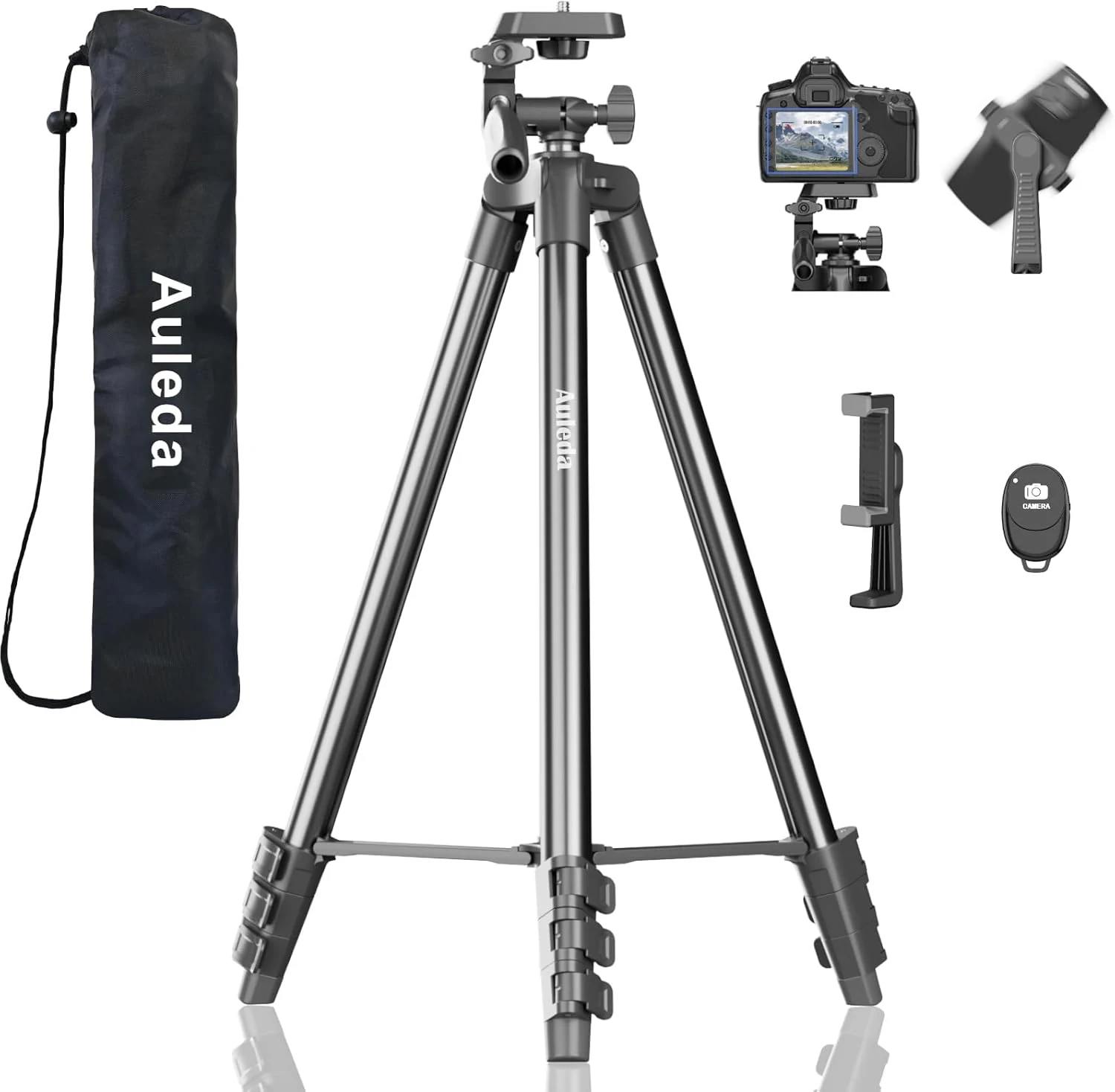 60″ Camera Tripod Lightweight Travel Tripod Stand Compatible with Canon review