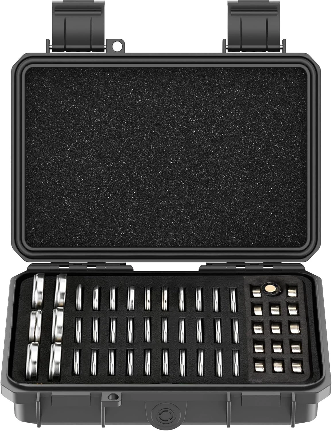 KIWIFOTOS 65 Slots Coin Cell Battery Case for CR2032 CR2016 review