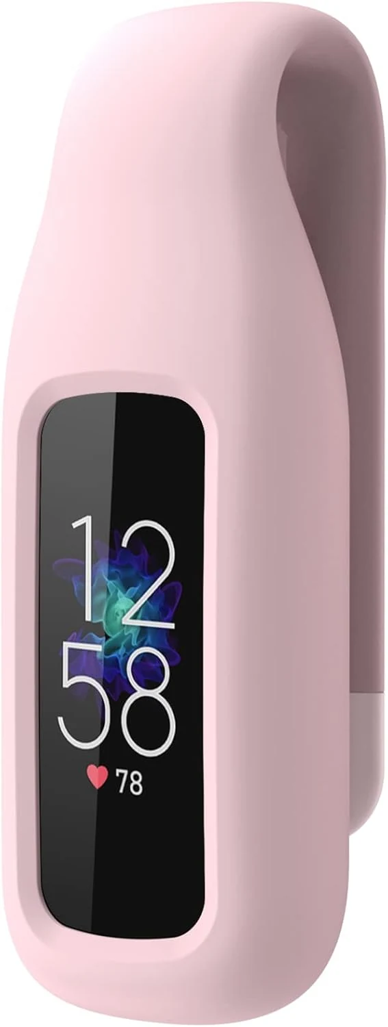 Clip for Fitbit Luxe, Clip Holder Compatible with Fitbit Luxe, Soft Pink