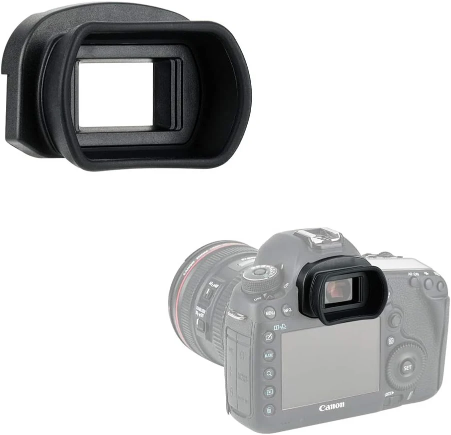 Kiwifotos Long Soft Viewfinder Eyecup Eyepiece for Canon EOS 5D