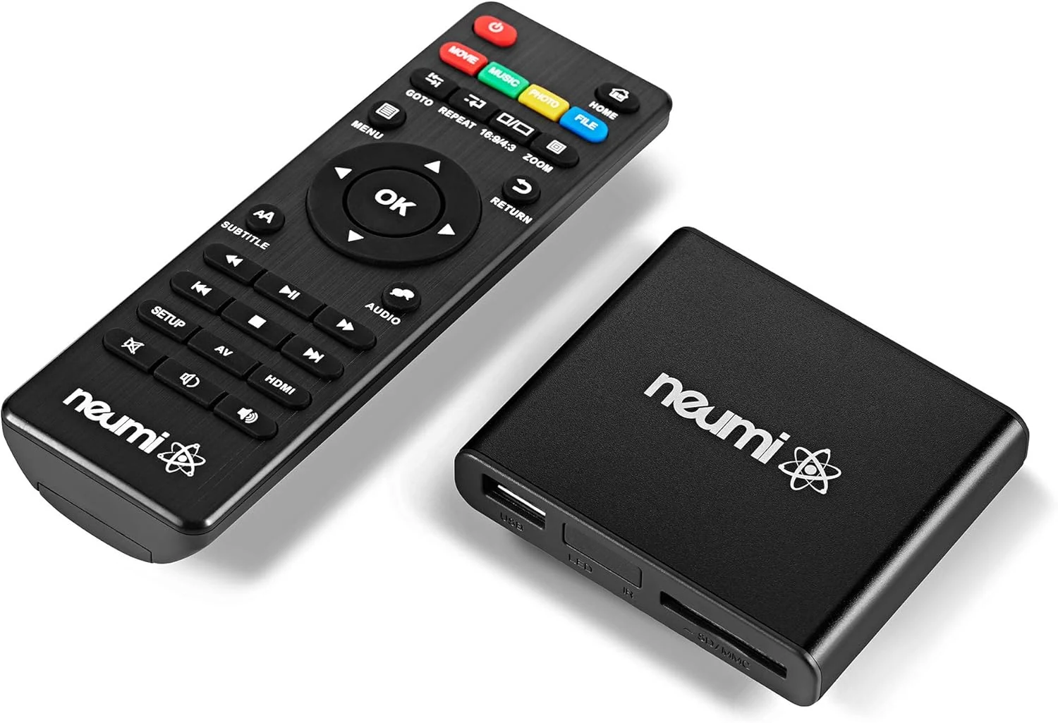 NEUMI Atom 1080P Full-HD Digital Media Player for USB Drives and SD Cards