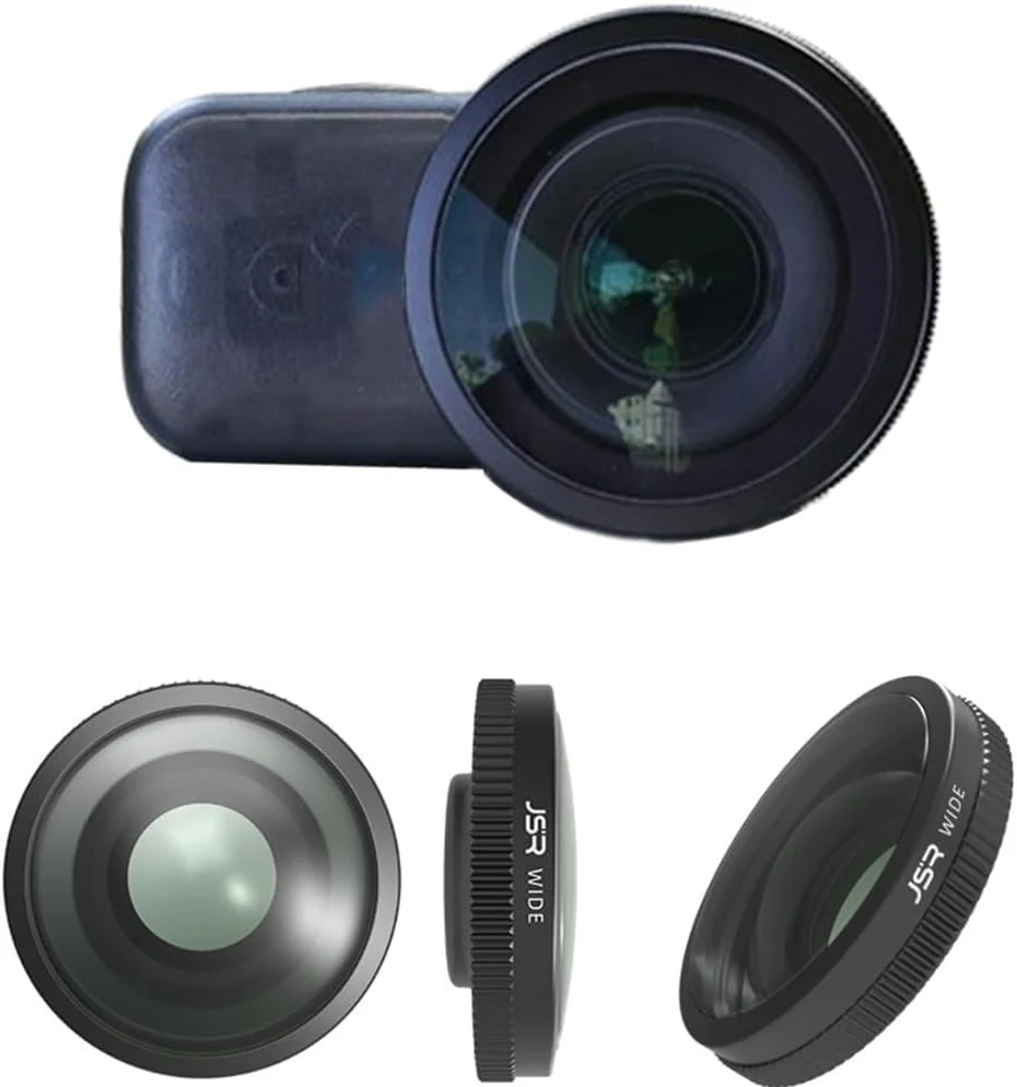 Coyktonty Wide-Angle Lens for DJI Osmo Nano, HD Optical Glass with 2-Layer Coating 185° Ultra-Wide View