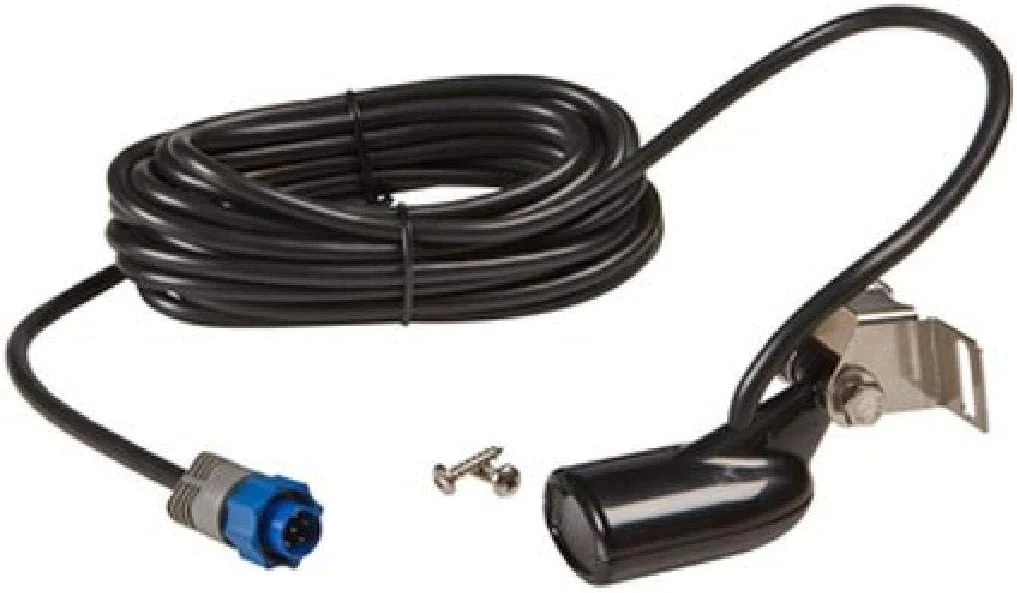Lowrance 000-0106-72 Transom-Mount Skimmer Transducer with Built-in Temp