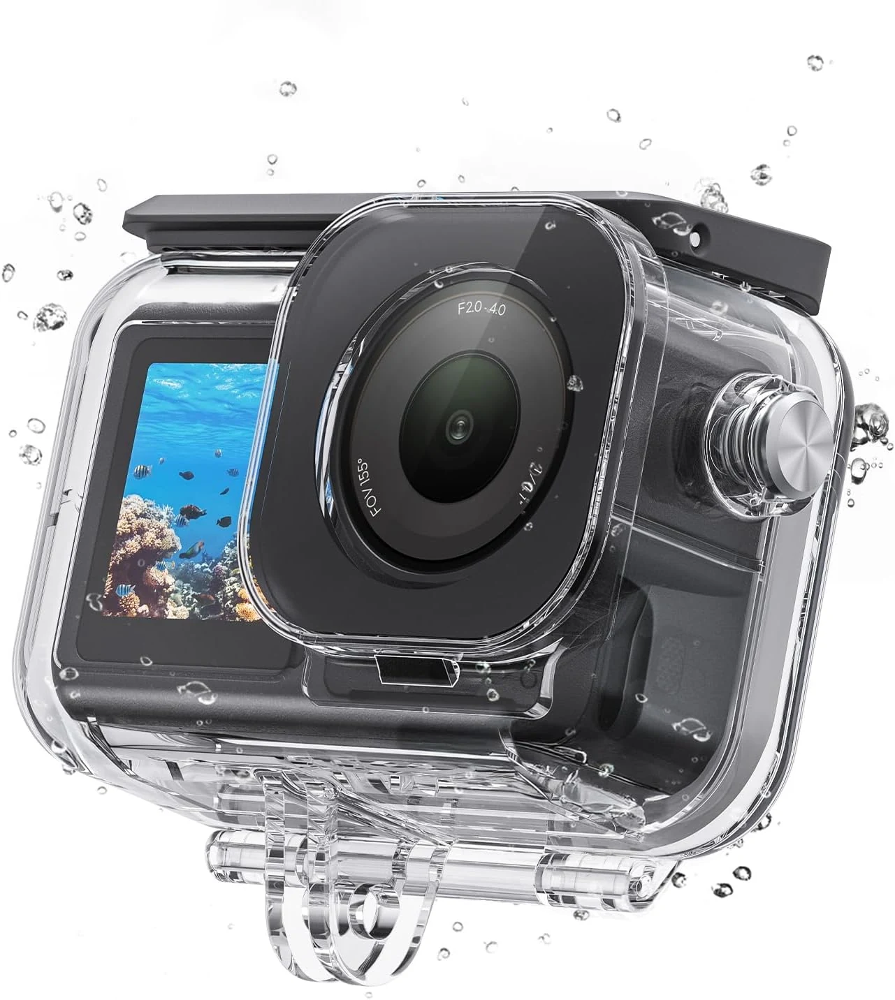 TELESIN Waterproof Case with Anti-Fog for DJI Osmo Action 6