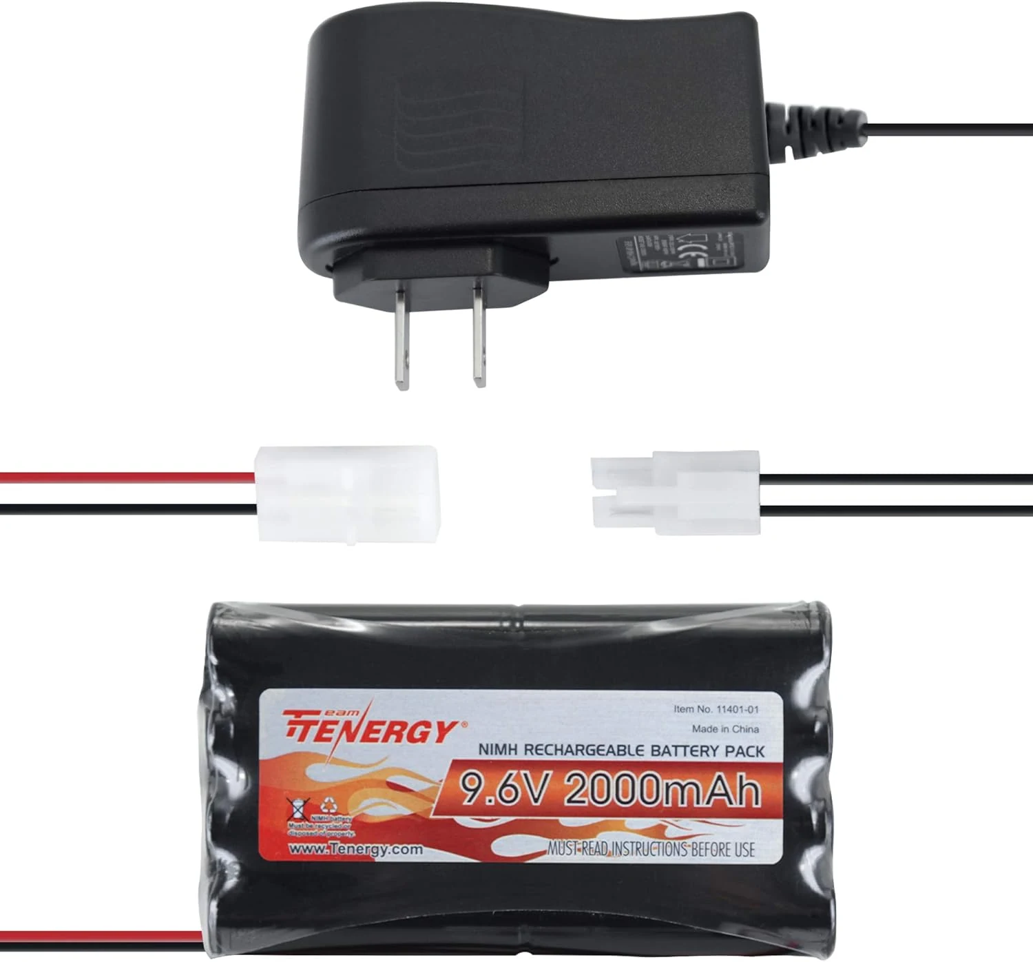 Tenergy NiMH Battery Pack 9.6V RC Battery, High Capacity 2000mAh review