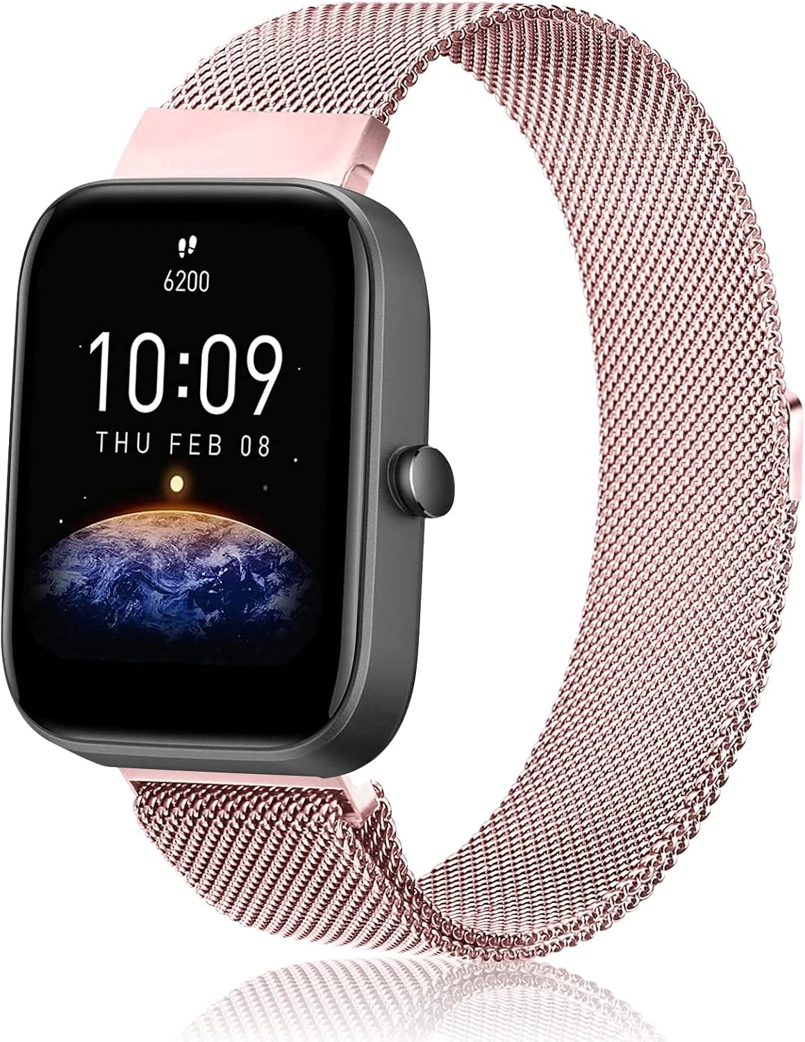 Amzpas Metal Bands for Amazfit Bip U Pro/ Bip U/ Bip 3 Pro/ Bip 3/ Bip S / Bip S Lite/ Bip Lite