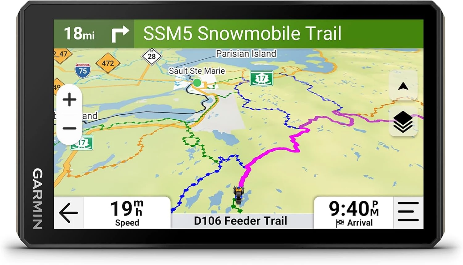 Garmin Tread® 2, Powersport Navigator, 6" Glove-Friendly Display, Built for Extreme Weather