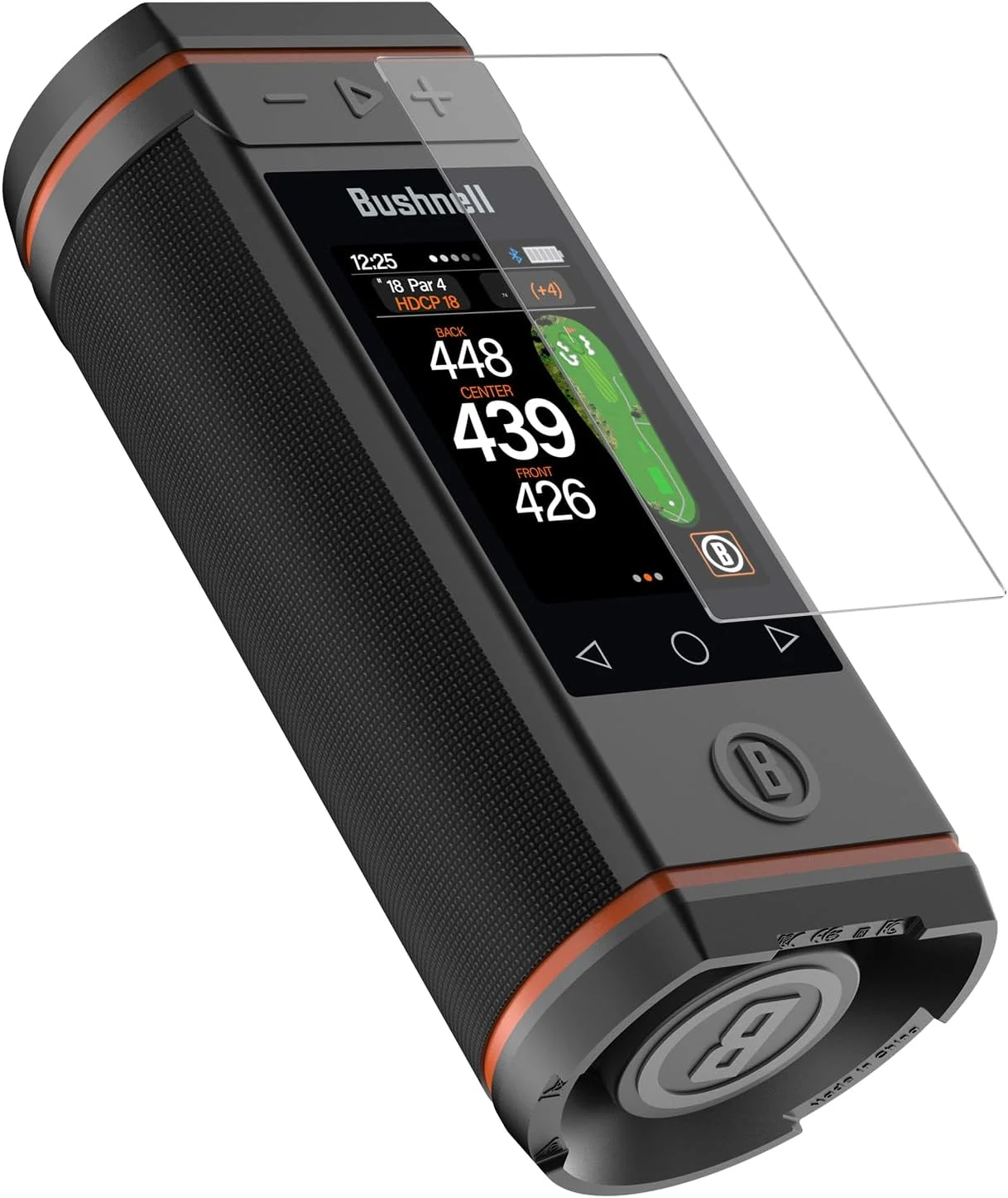 Screen Protector Tempered Glass 2-Pack Compatible with Bushnell Golf Wingman HD GPS Speaker