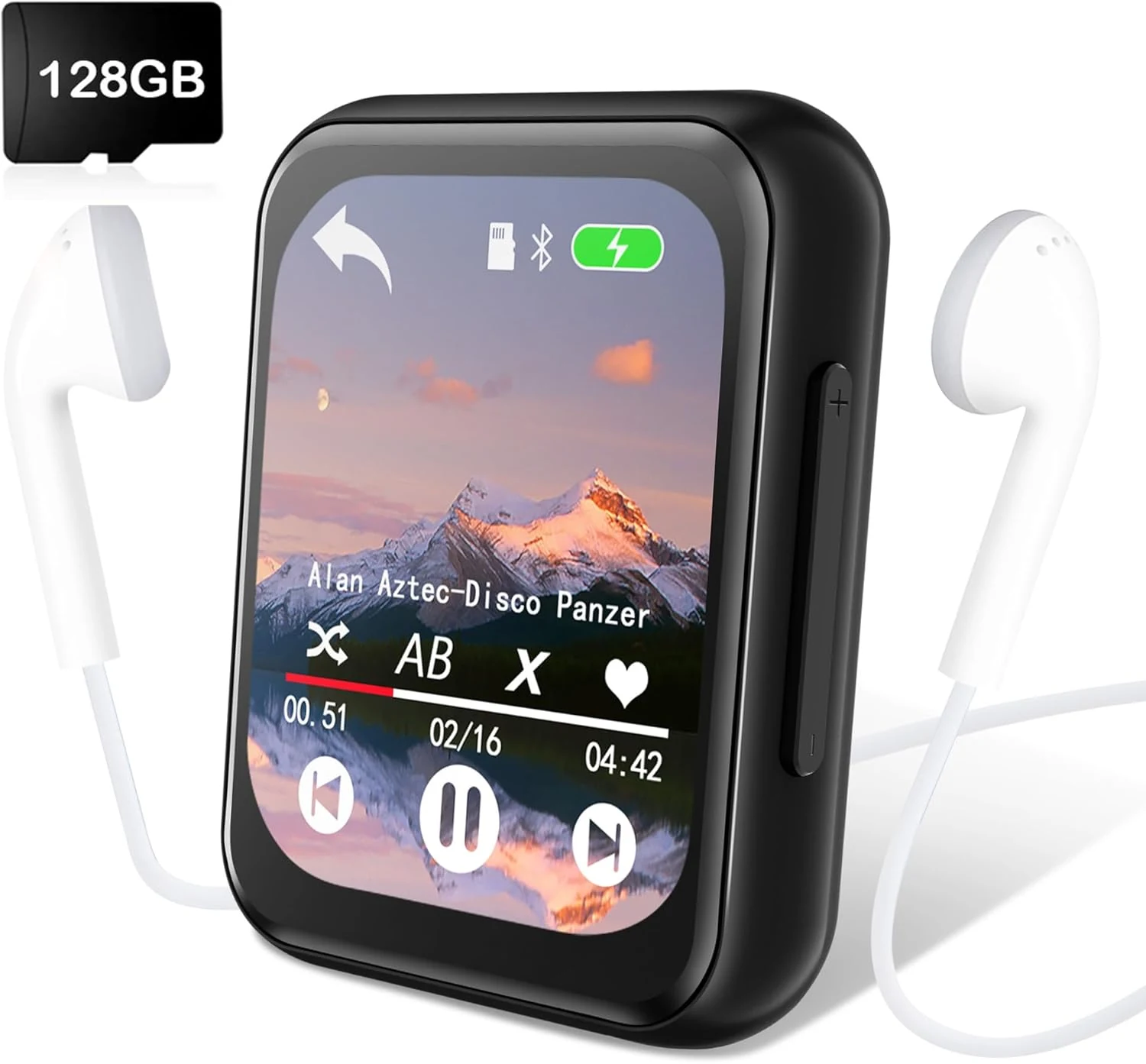128GB MP3 Player with Bluetooth 5.3, Portable Digital Lossless Music review