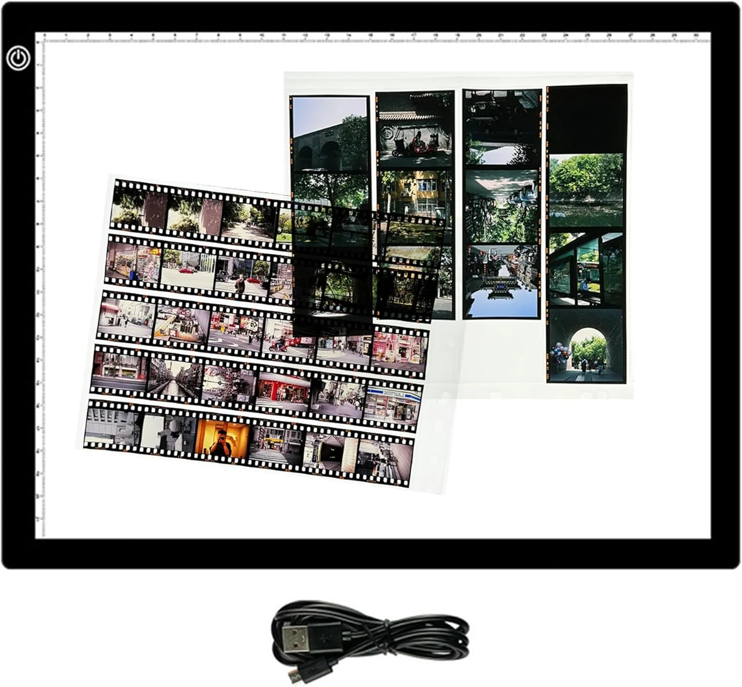 YCCLDIPL A3 Slide Viewer | Film Negatives & Old Slides Scanning Light Box (Black)