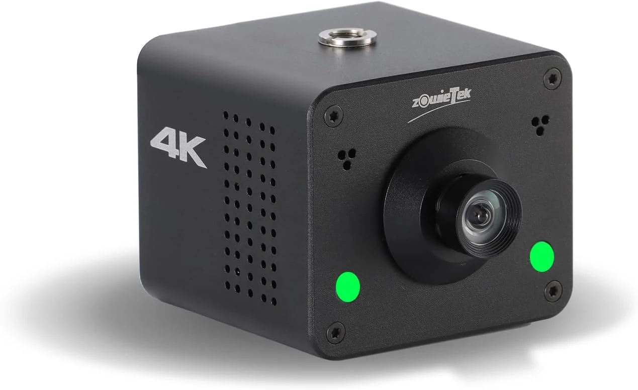 zowietek 4K Native NDI|HX3 POV Box Camera PoE, ZowieCAM, SDI & HDMI & UVC Output (M12)