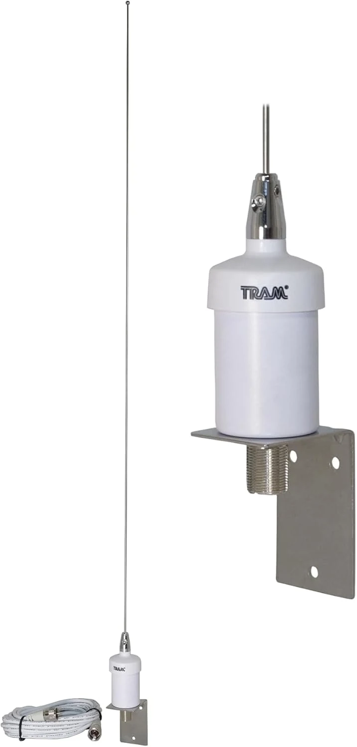 Tram 1600-HC Pretuned 35-Inch VHF Fiberglass Antenna with RG58 Cable and PL-259 Connectors