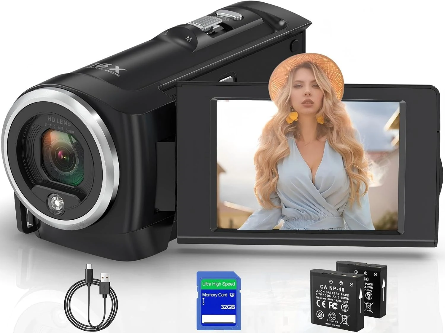 Muitune Camcorder Video Camera QHD 2.7K 56MP 16X Digital Zoom review
