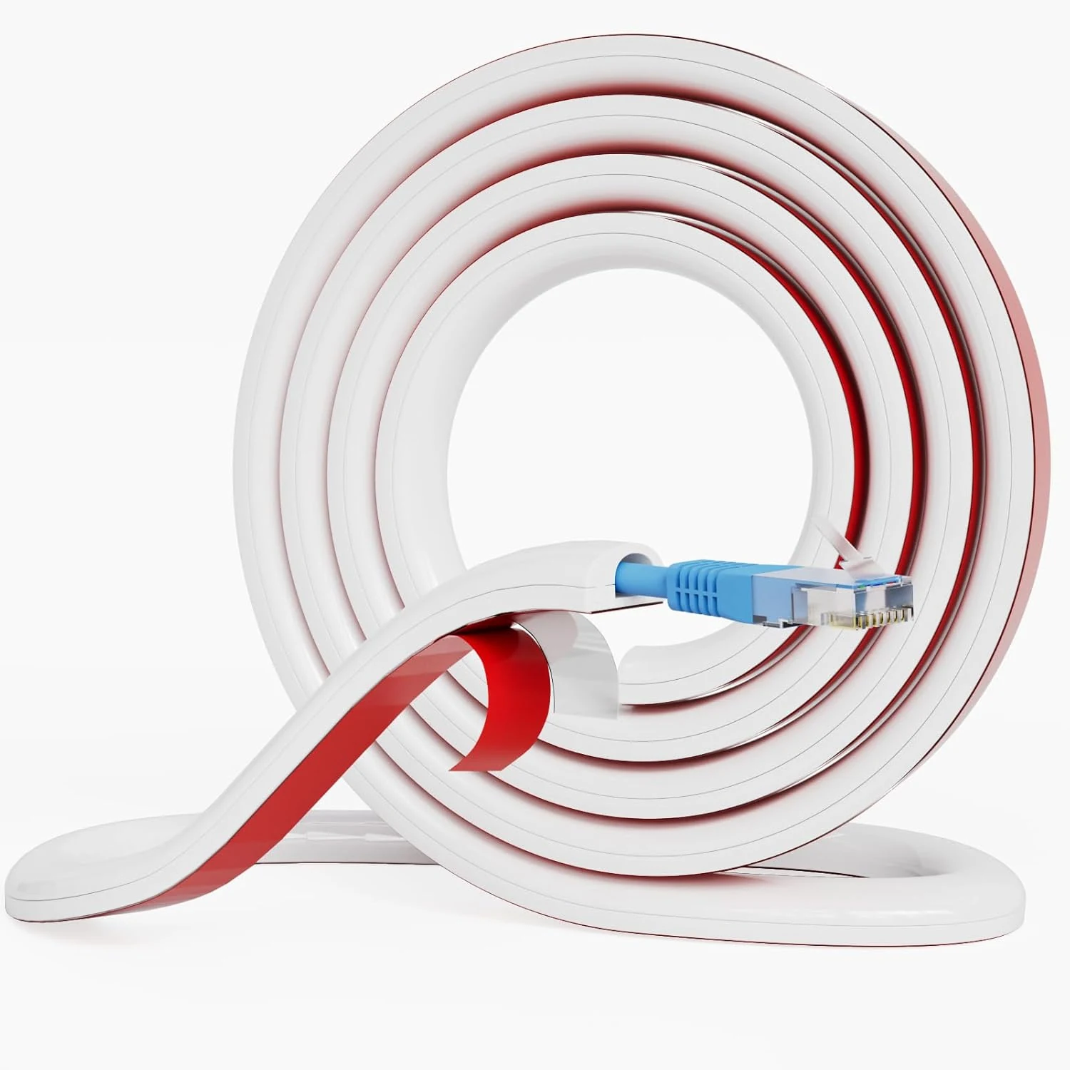 Cord Hider Raceway Kit, 39 inch Wall Cable Hider for 1 Cable (Vannesse)