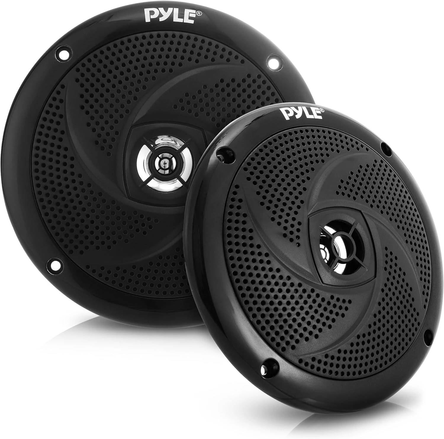 Pyle Waterproof Marine Speakers (Pair of 5.25" 180 Watt, Low-Profile Slim, Weather-Resistant)