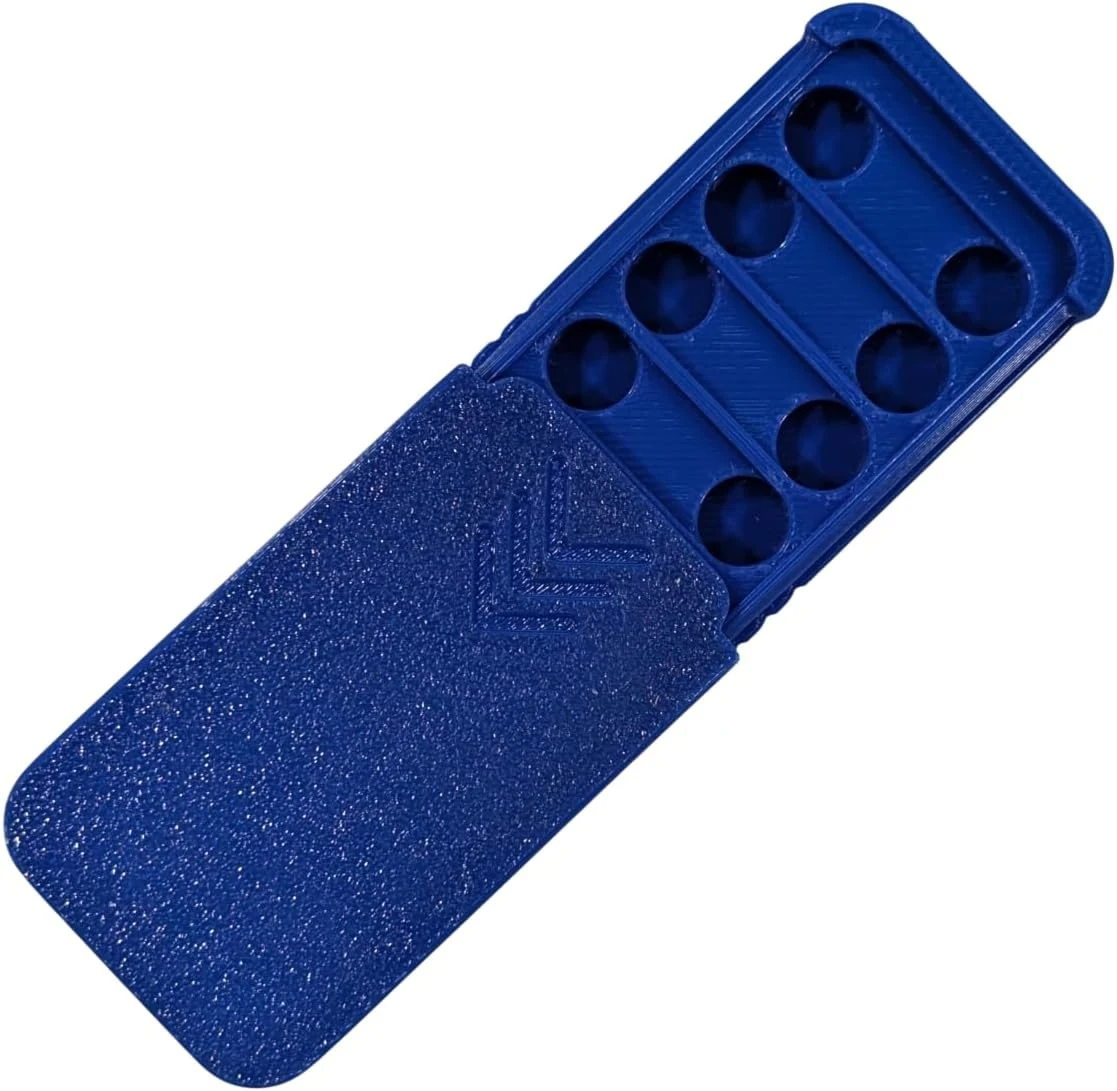 3BP - Size 312 Hearing Aid Battery Case (Blue, Large/8)