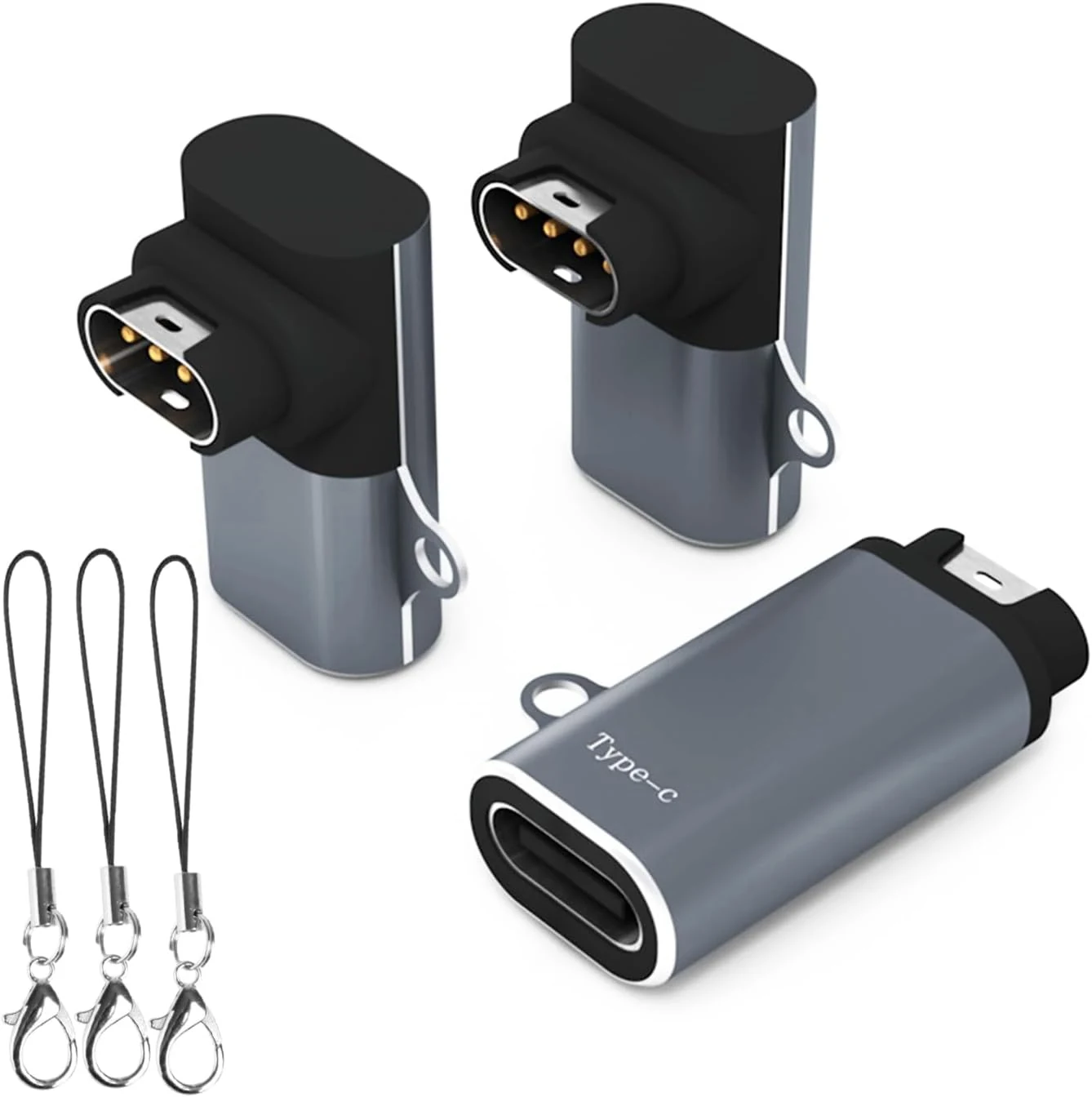 USB-C Charger for Garmin Watch (3-Pack), USBC Charging Cable Adapter