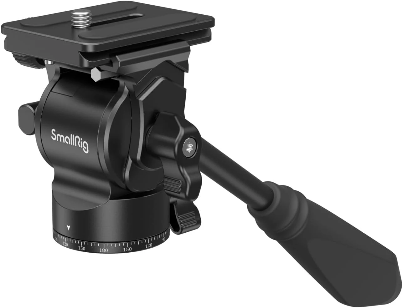 SmallRig Tripod Fluid Head Pan Tilt Head with Quick Release Plate for Arca Swiss (CH10)