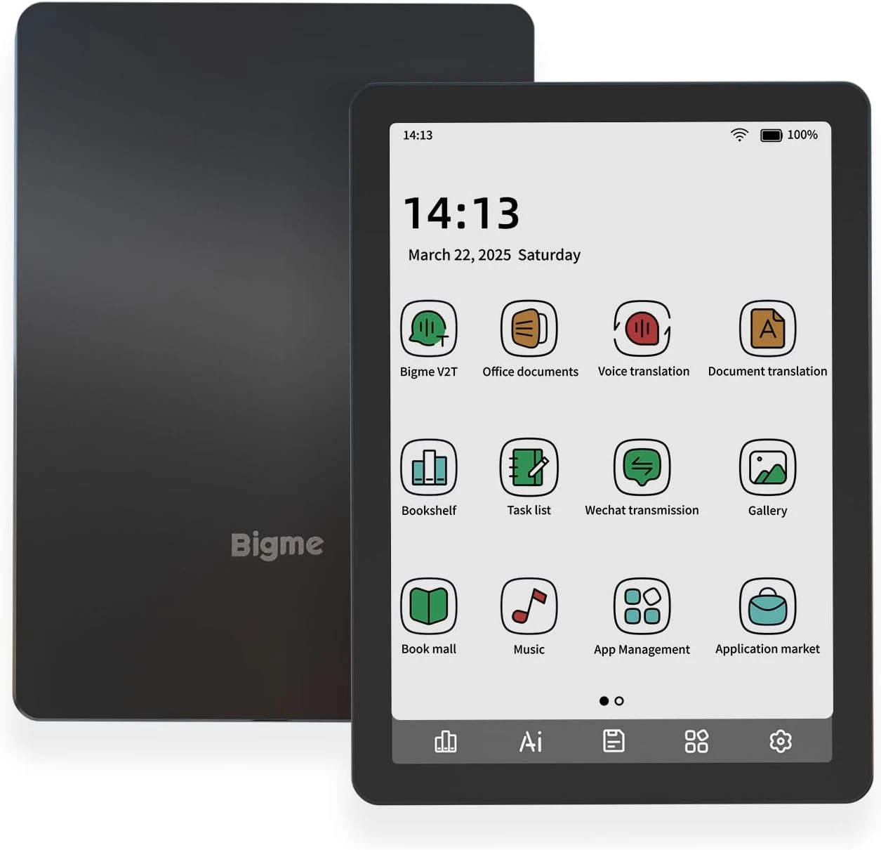 Bigme B6 Color eReader, Colour Eink eBook Readers 6 Inch