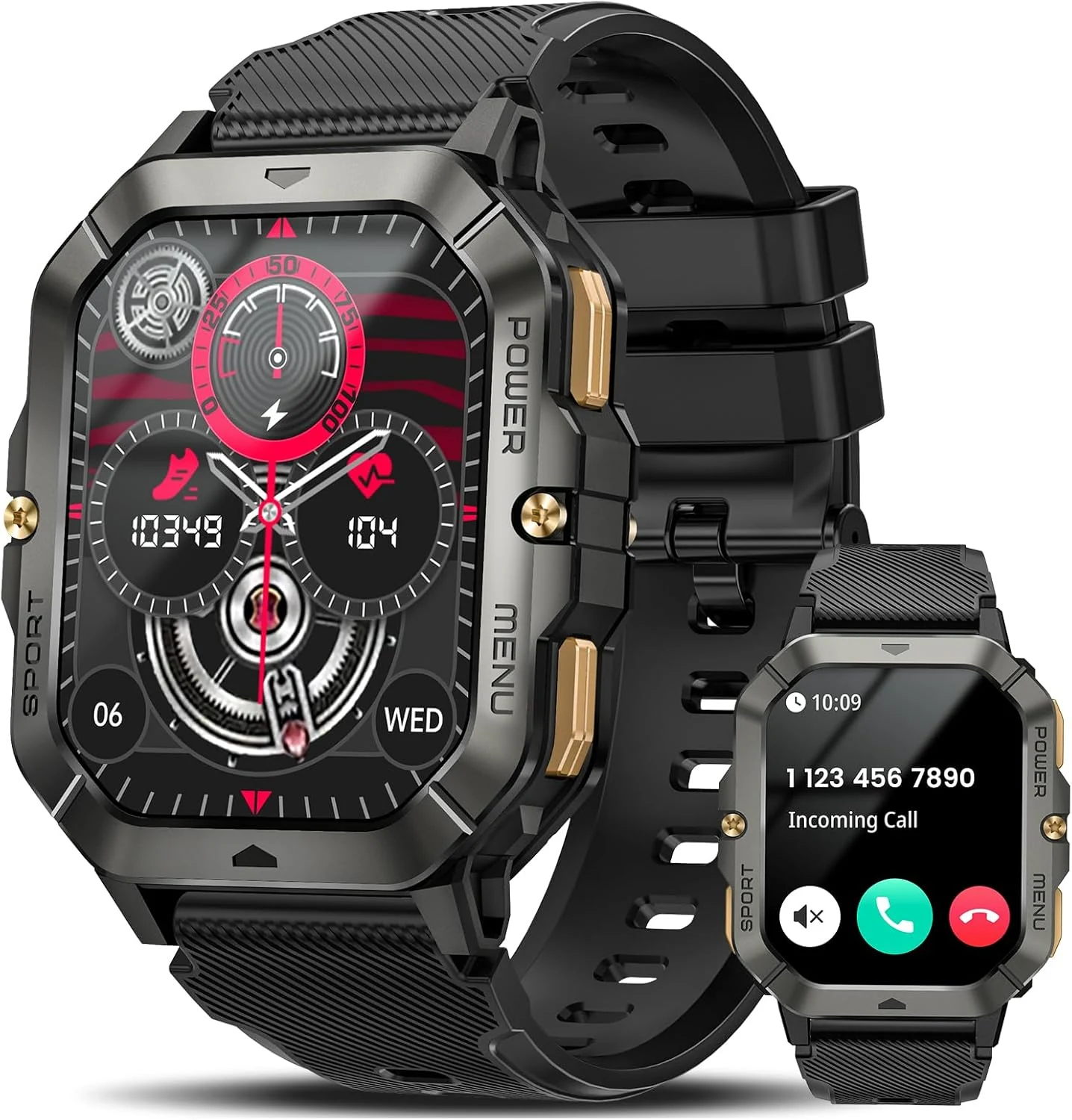 Military Smart Watches for Men (Answer/Make Calls), 2.02'' Fitness Smart review