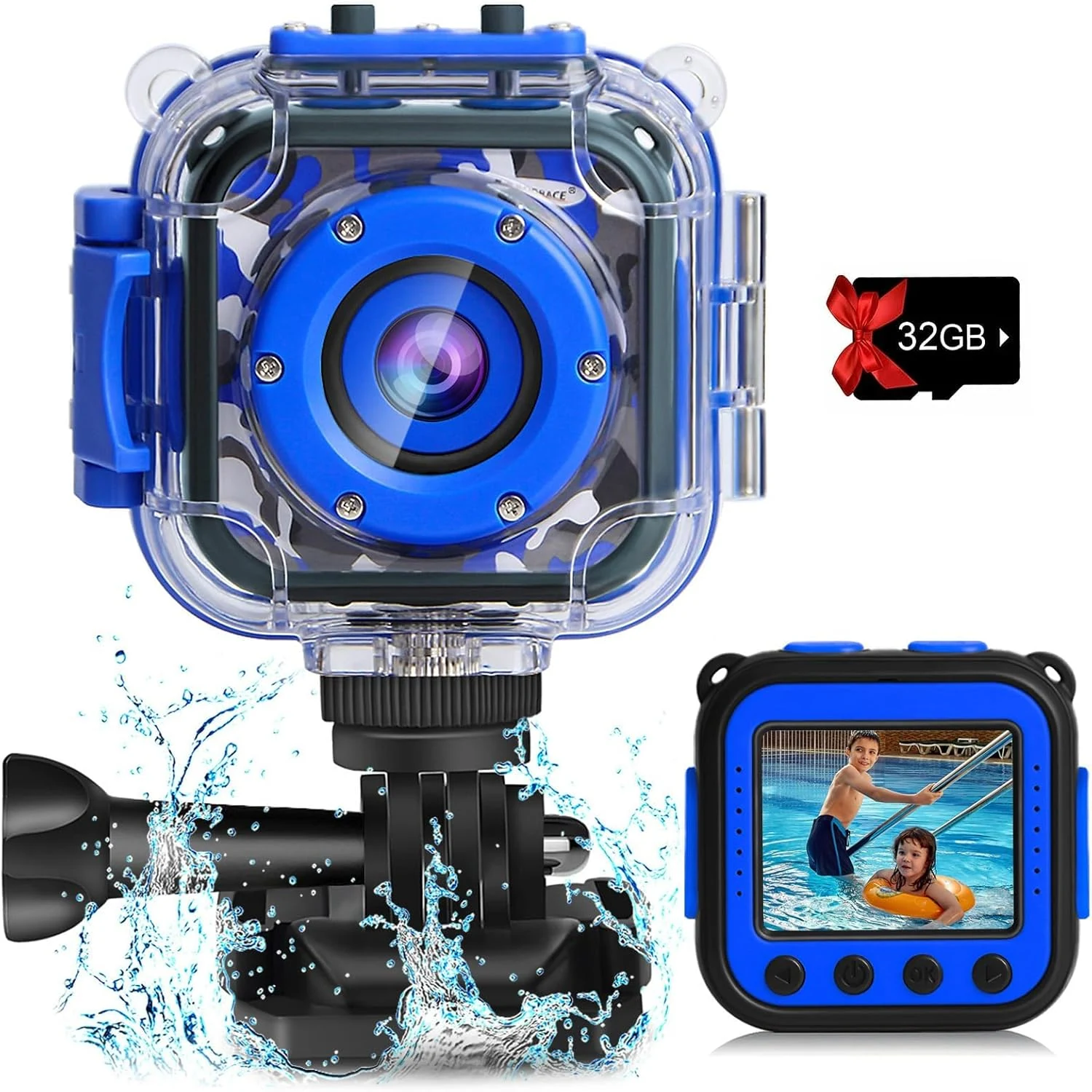 PROGRACE Pool Toy & Kids Underwater Camera