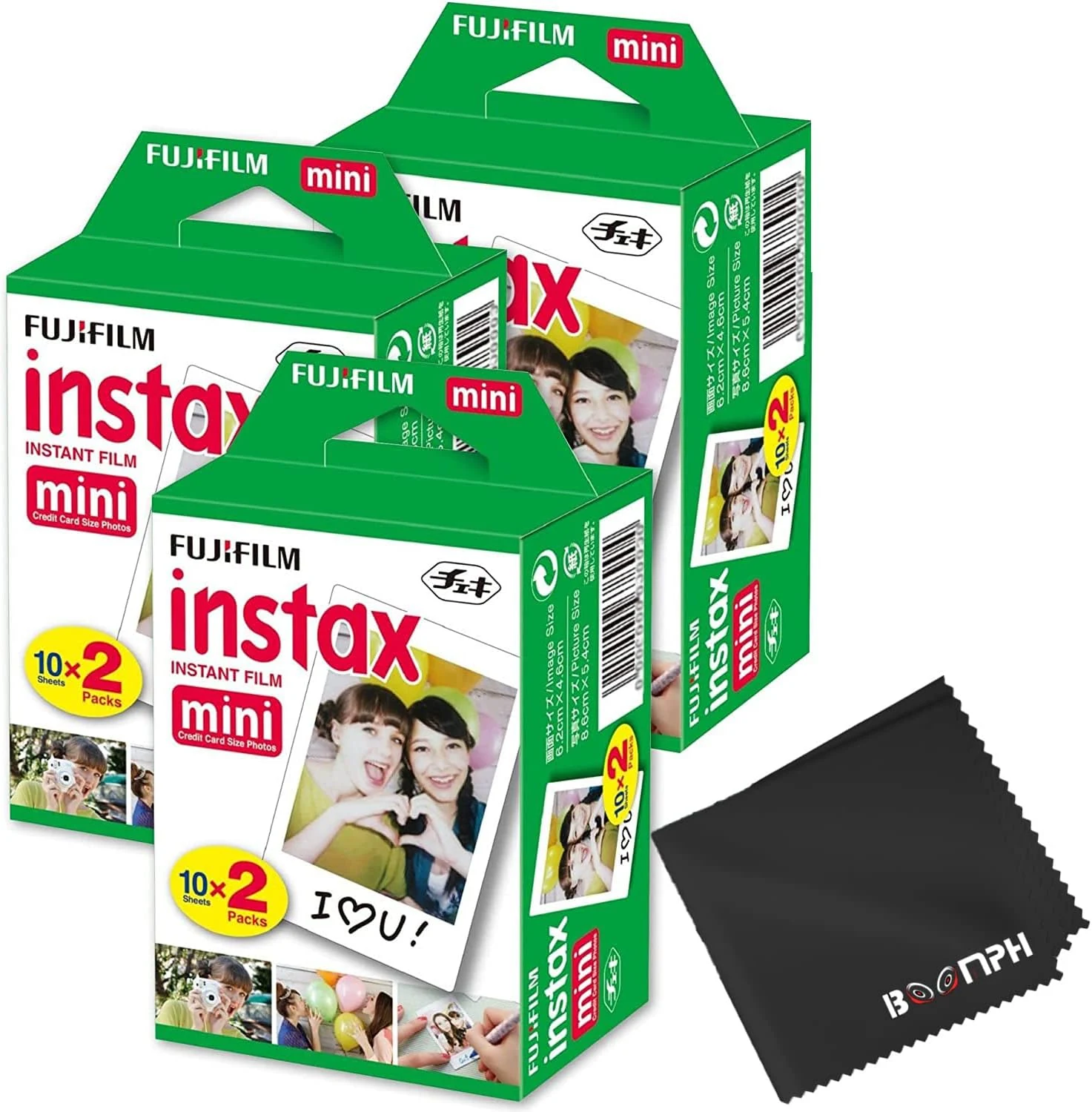 Fujifilm Instax Mini Instant Camera Film (60 Shoots, 10 Sheets x 6)