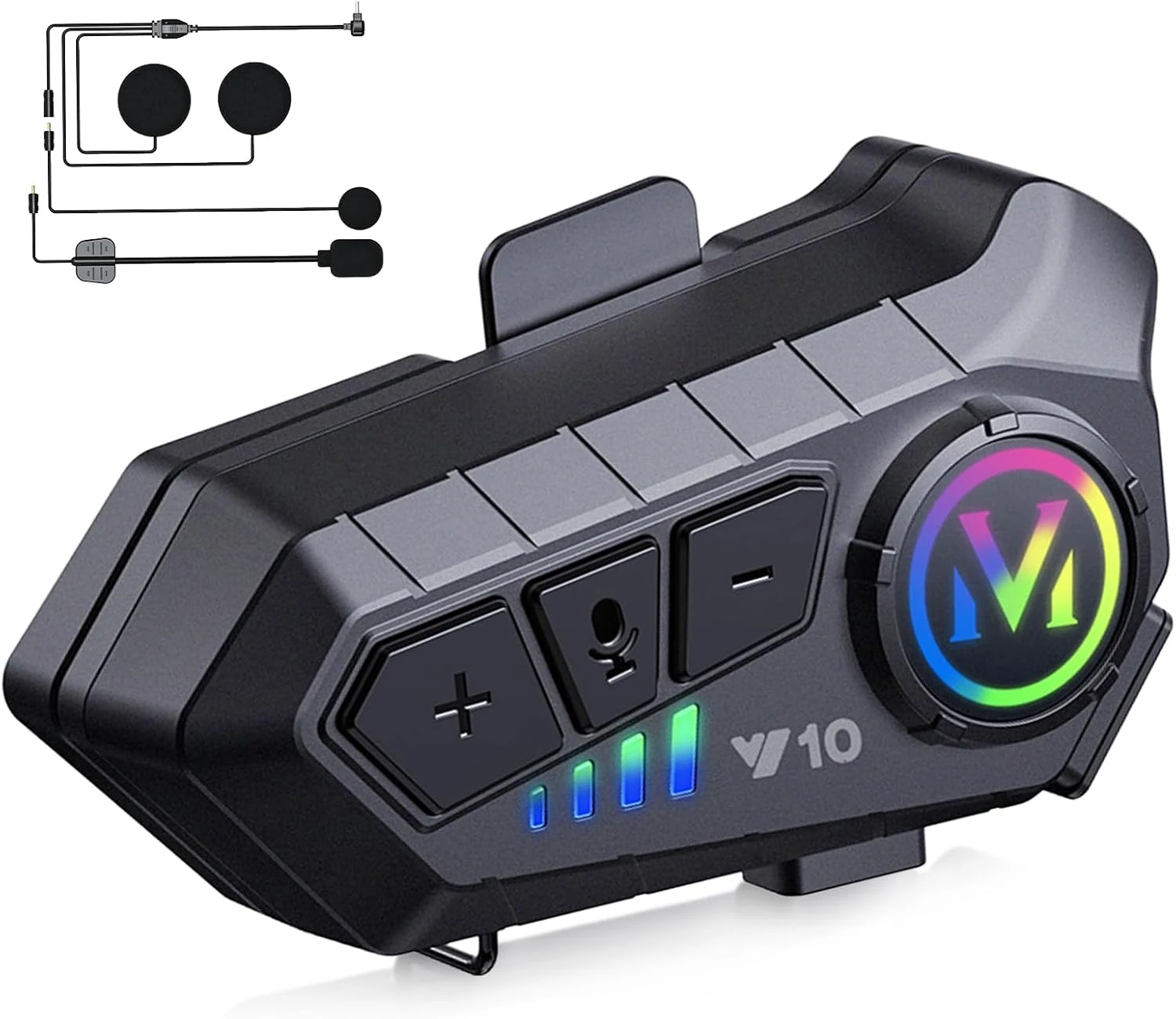 SUOOKC Motorcycle Bluetooth Headset Speaker Skiing Earphone Waterproof Bluetooth Helmet Headset