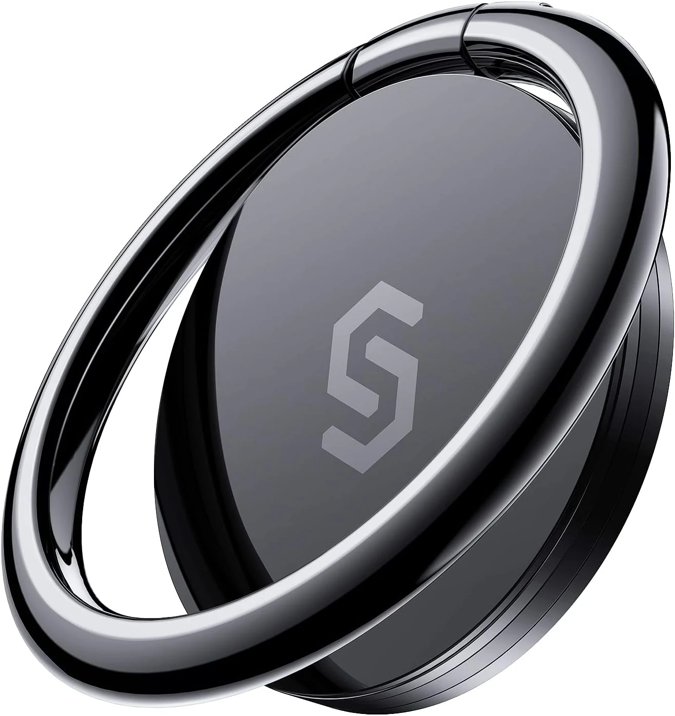 Syncwire Cell Phone Ring Holder Stand, 360 ° Rotation Finger Ring Kickstand Polished Metal Phone Grip Compatible with iPhone, Samsung, LG, Sony
