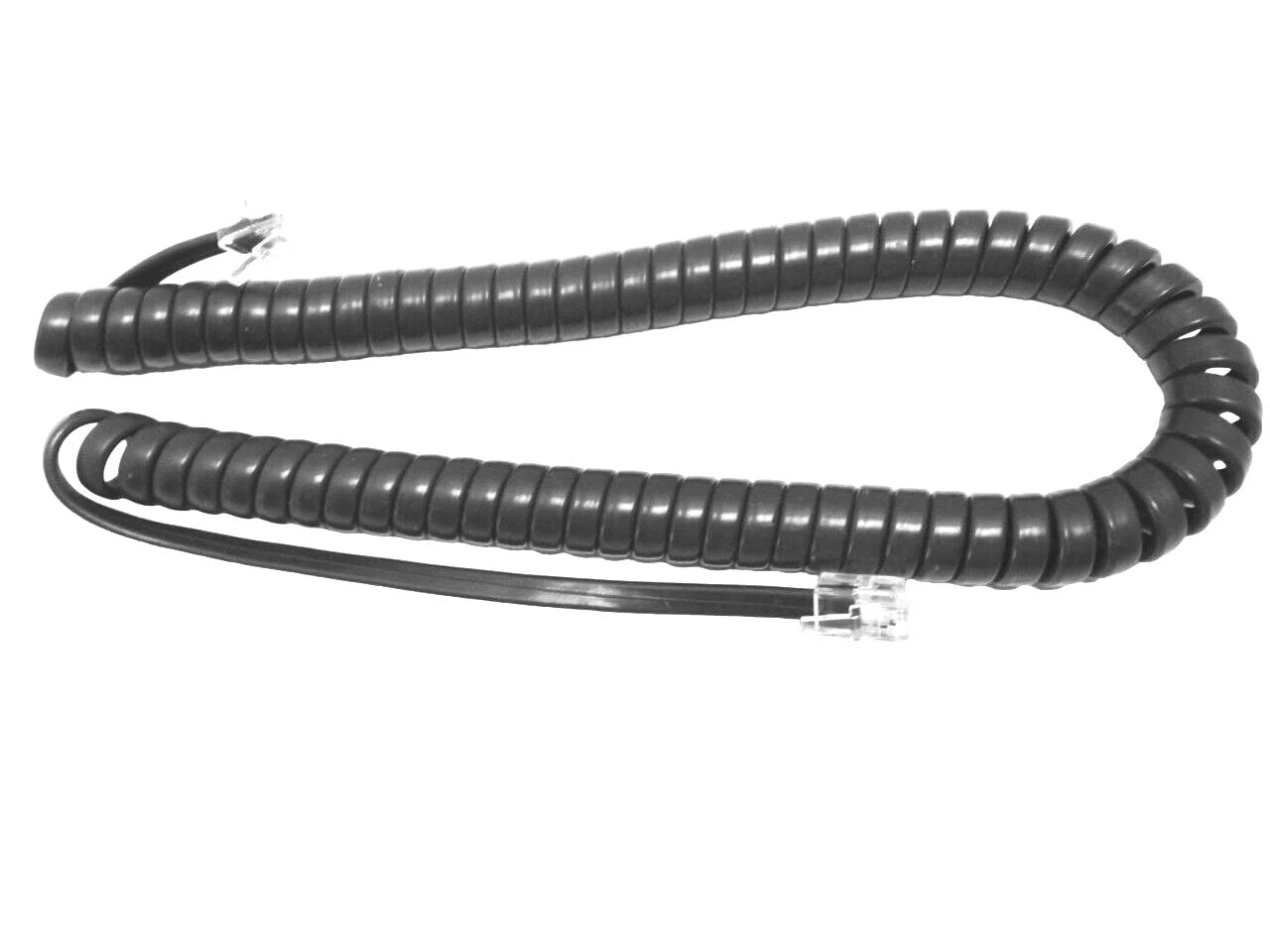 The VoIP Lounge Replacement 9 Foot Short Gray Handset Receiver Curly Cord for Cisco 7800 & 8800 Series IP Phones