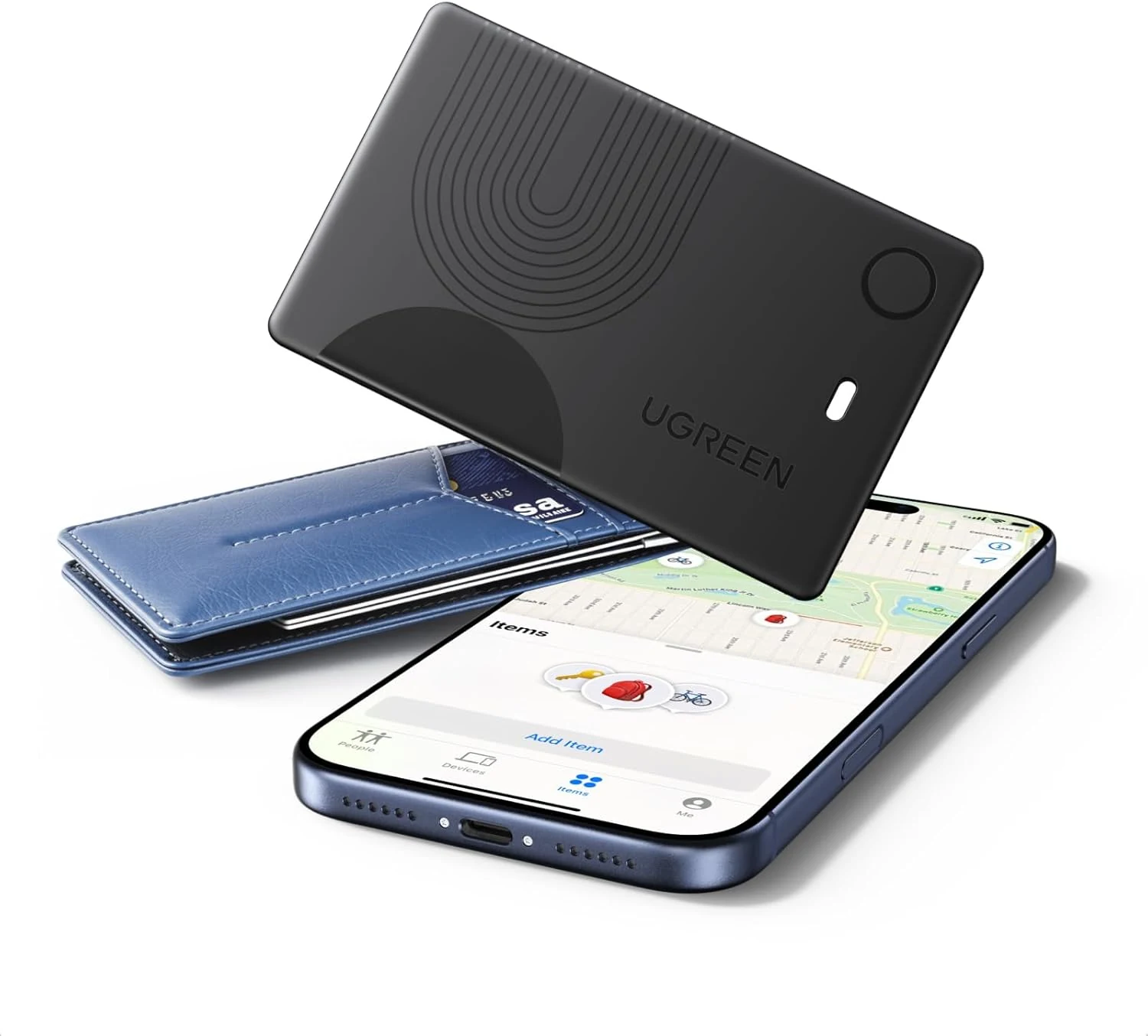 UGREEN FineTrack Slim Wallet Tracker Card (iOS Only), Bluetooth Air review