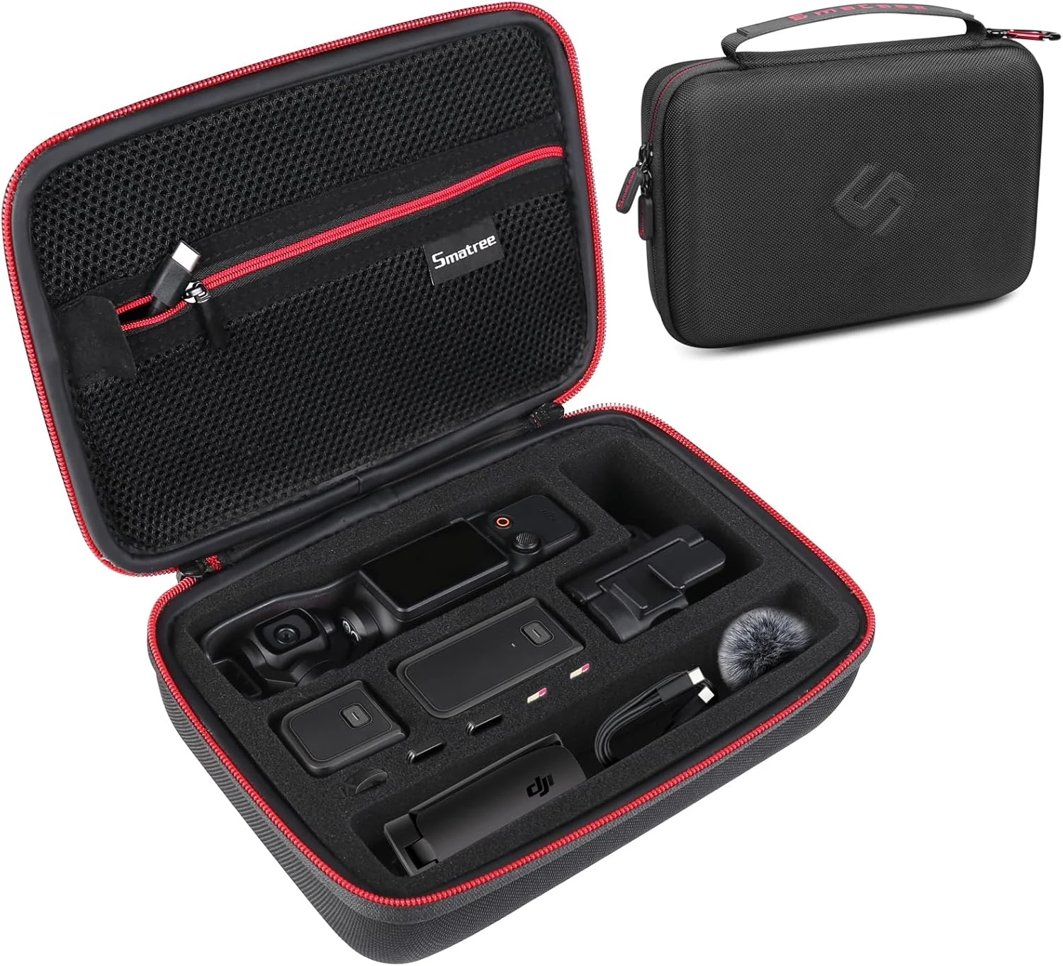 Smatree 3.6L Hard Carrying Case Compatible with DJI Osmo Pocket 3
