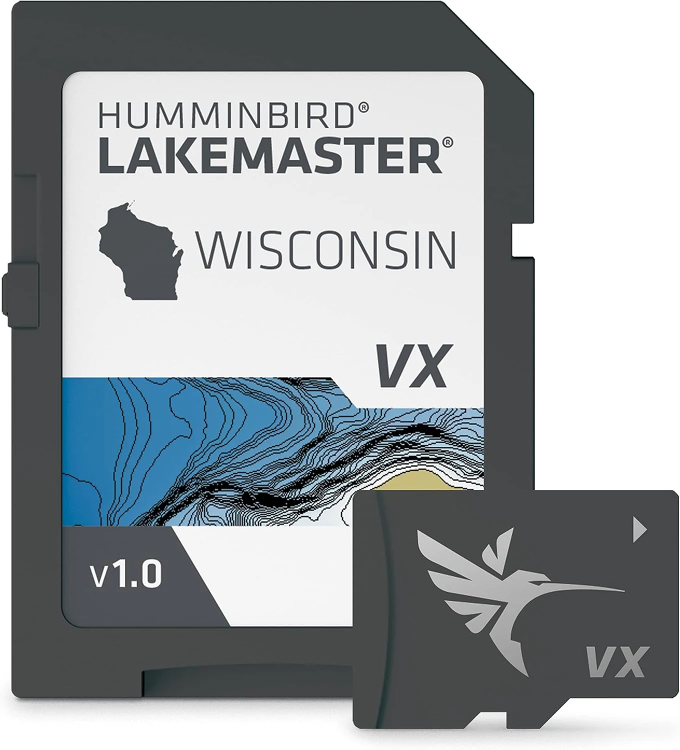 Humminbird LakeMaster Map SD Card for Fish Finders